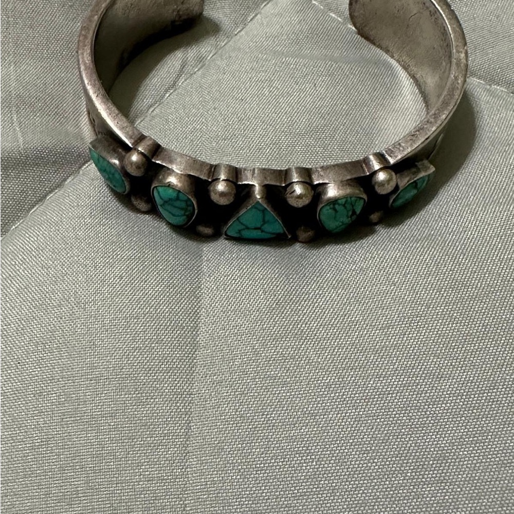 Heavy sterling silver bracelet